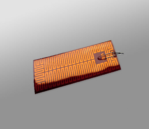 Rectangular Kapton Heater with Therm