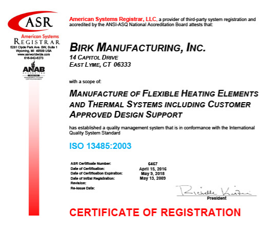 ISO-13485-2003 Birk Mfg
