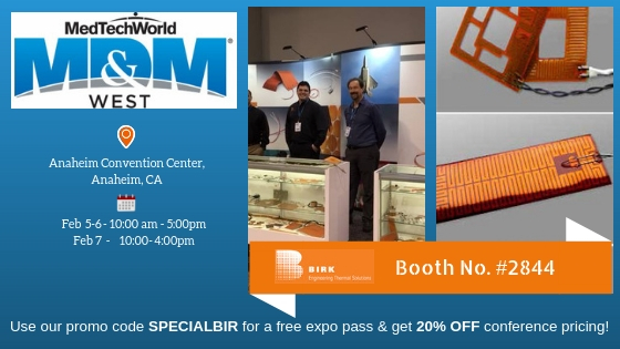 Birk Manufacturing to Attend MD&M Expo 2019